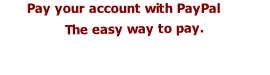 Pay your account with PayPal 